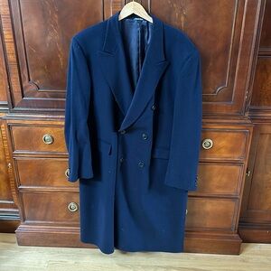 Navy Blue Dress Coat